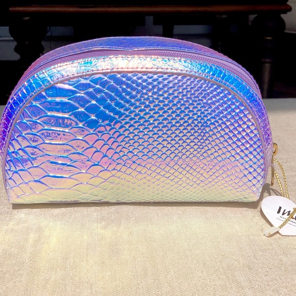 IMO 2 compartment cosmetic bag SNAKE HOLOGRAM - Picture 9 of 12